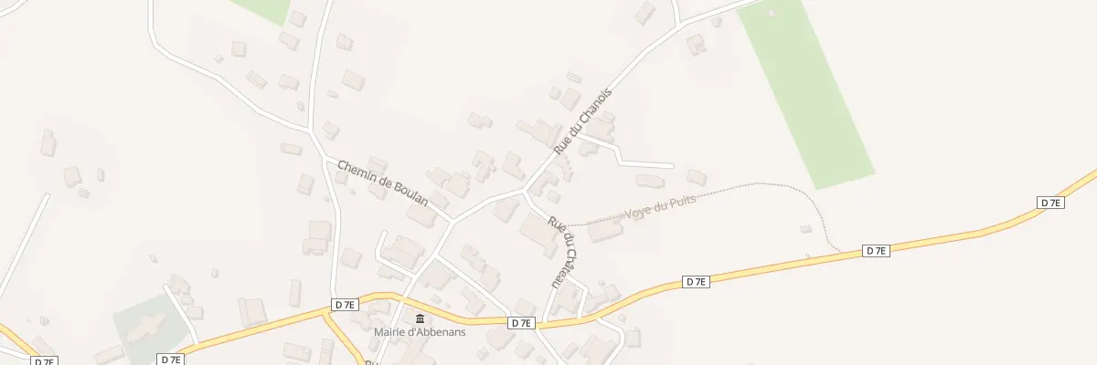 Plan du 6 Rue du Chanois à Abbenans