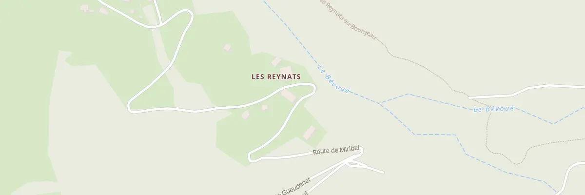 Plan du 1560 Rte de Miribel à Villard