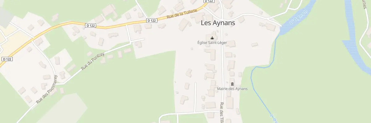 Plan du 4 Imp des Champs Poirots aux Aynans