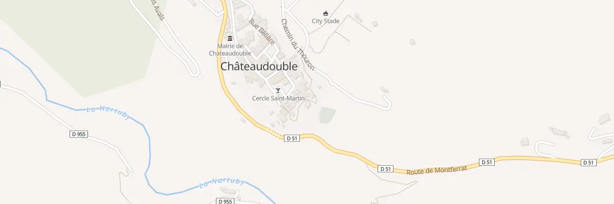 Plan du 5021 Rue de l’Estrevan à Châteaudouble