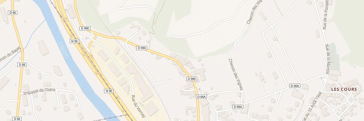 Plan du 399 Rue de la Roche à Cevins