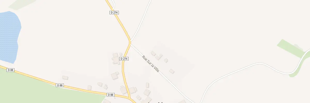 Plan du 3 Rue sur la Ville aux Magny