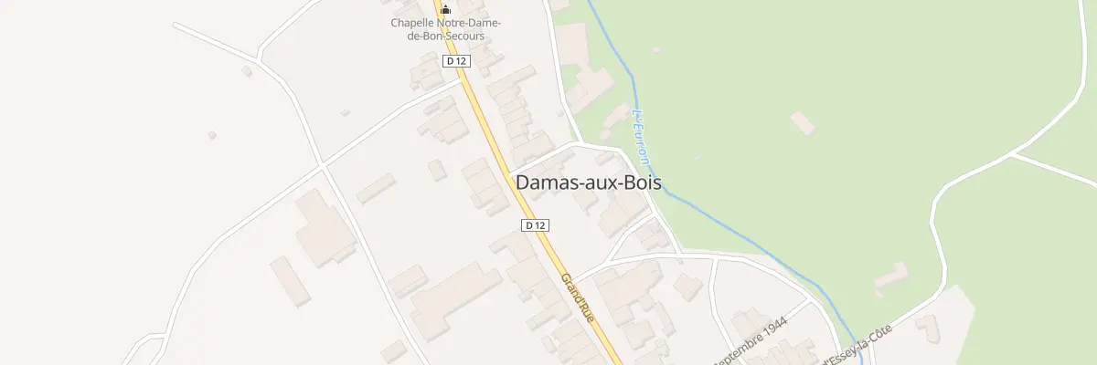 Plan du 14 Gr Grande Rue à Damas-aux-Bois