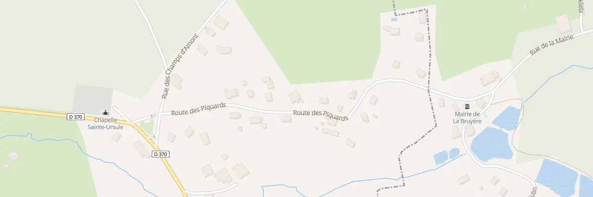 Plan du 6 Rte des Piquards à Esboz-Brest