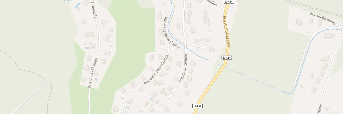 Plan du 1 Rue de la Verte Colline à Épinal
