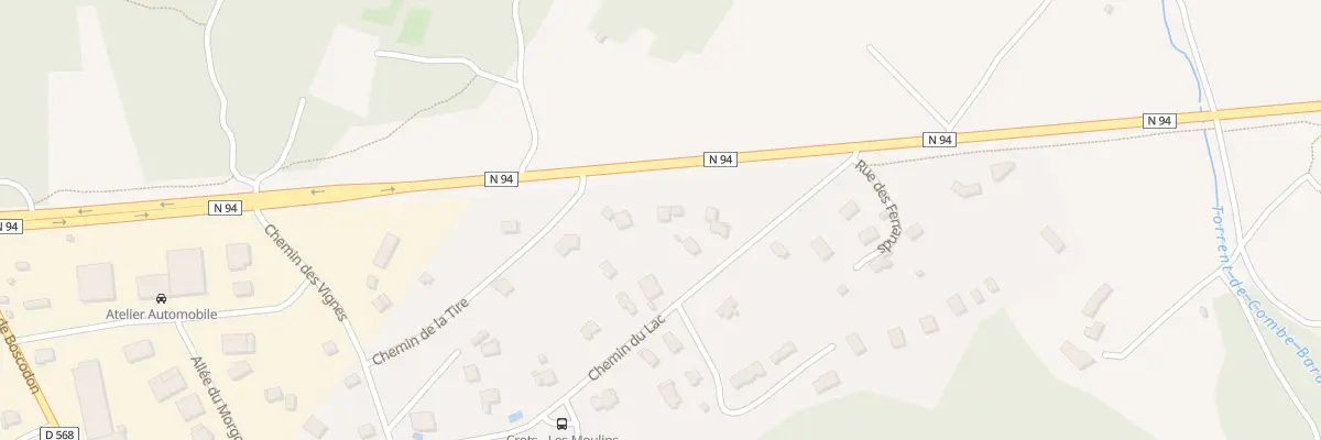 Plan du 5412 Les Chaups à Crots