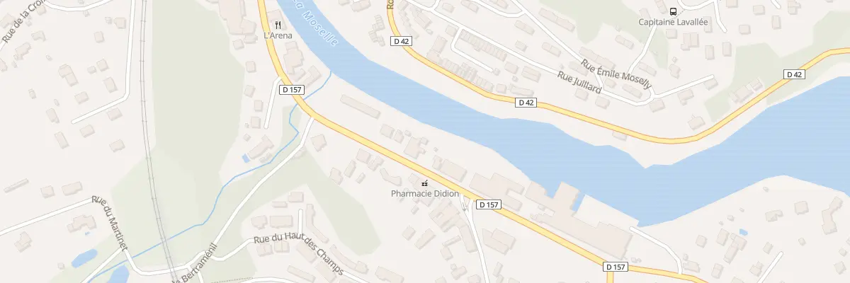 Plan du 6 Rue Char d’Argent St L à Épinal