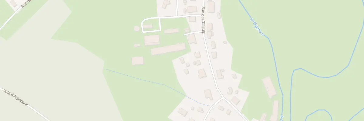 Plan du 26 Rue des Tilleuls aux Aynans