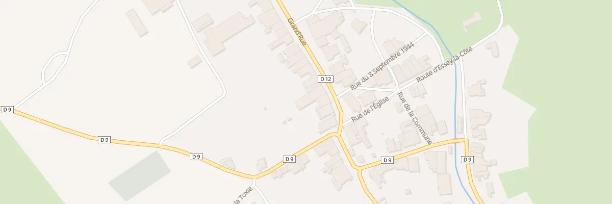 Plan du 7 Gr Grande Rue à Damas-aux-Bois