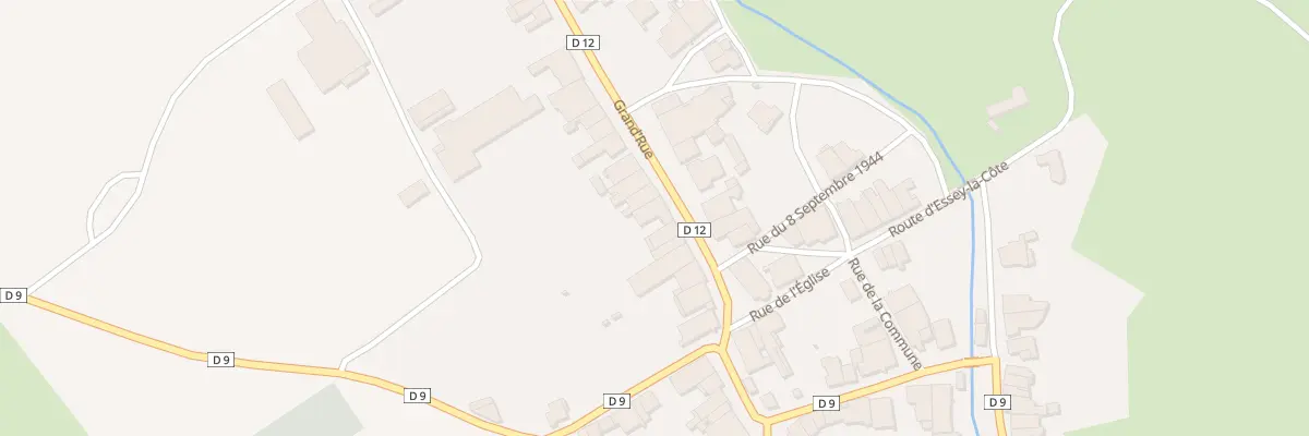 Plan du 11 Grande Rue à Damas-aux-Bois