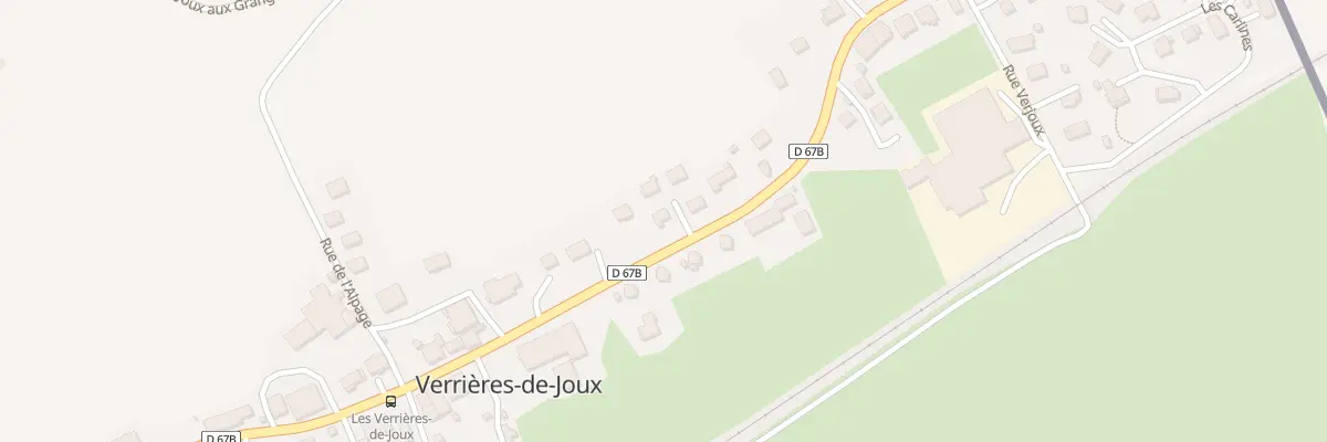 Plan du 39 Rue de Franche-comté à Verrières-de-Joux