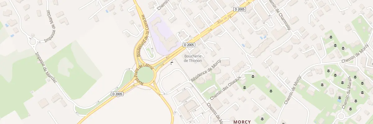Plan du 74 Av de Geneve à Thonon-les-Bains