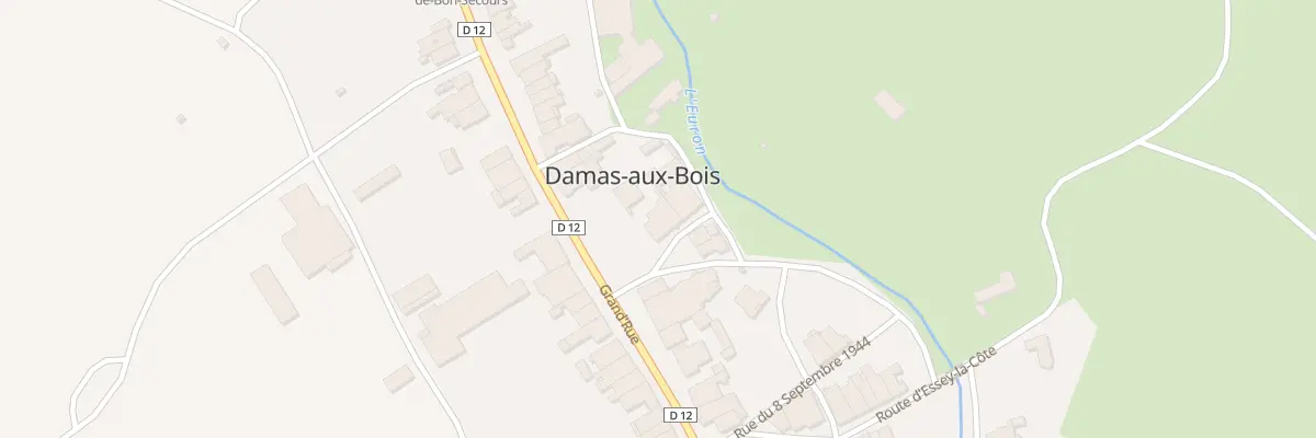 Plan du 1 Rue du Lavoir à Damas-aux-Bois