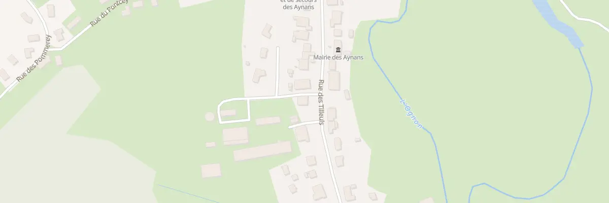 Plan du 22 Rue des Tilleuls aux Aynans