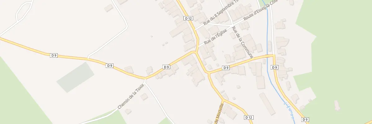 Plan du 2 Rte de Rehaincourt à Damas-aux-Bois