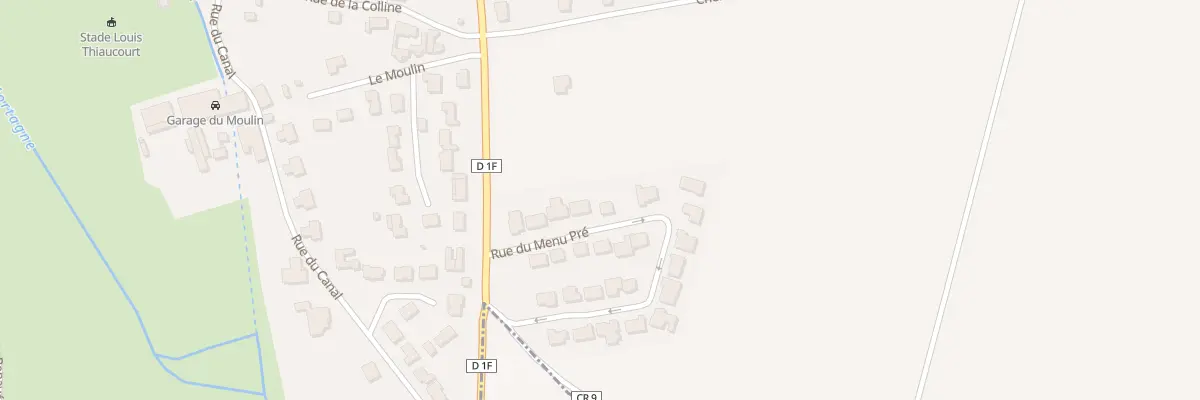 Plan du 25 Rue du Menu Pré à Mont-sur-Meurthe