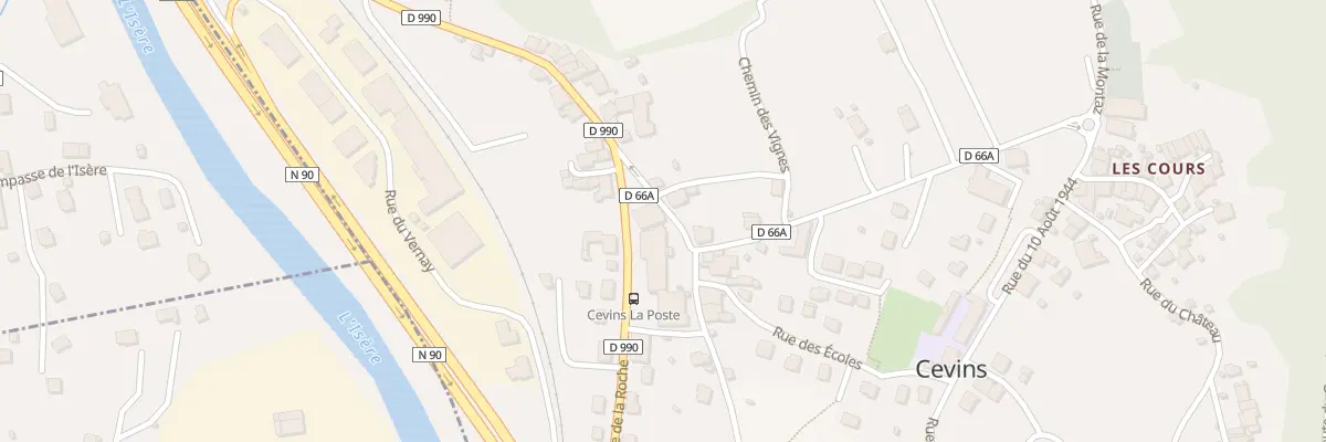 Plan du 6 Rue de l’Eglise à Cevins