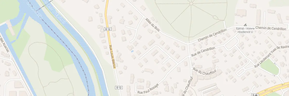 Plan du 16 Rue des Anciens d’Afn à Épinal
