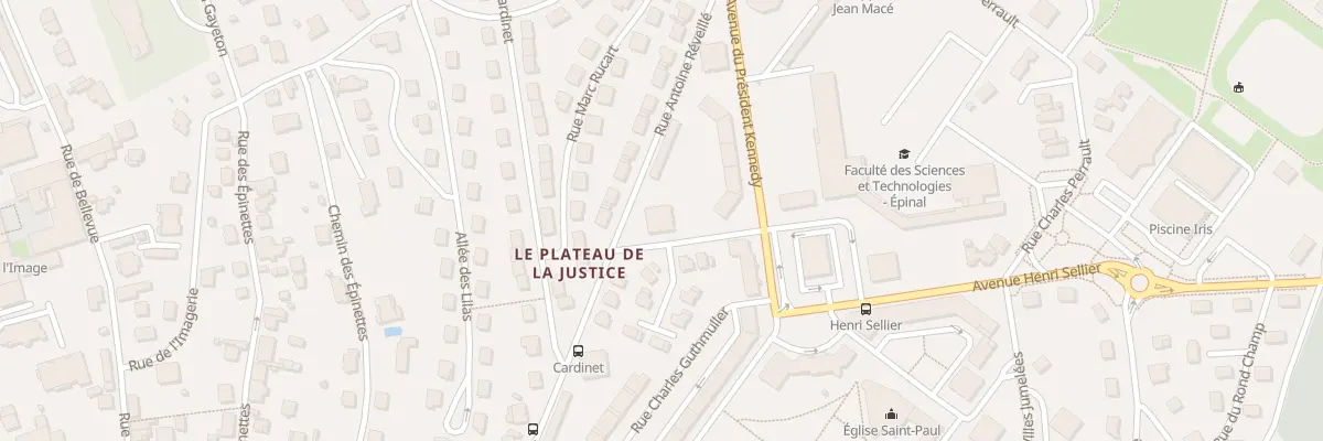 Plan du 36 Rue Antoine Réveillé à Épinal
