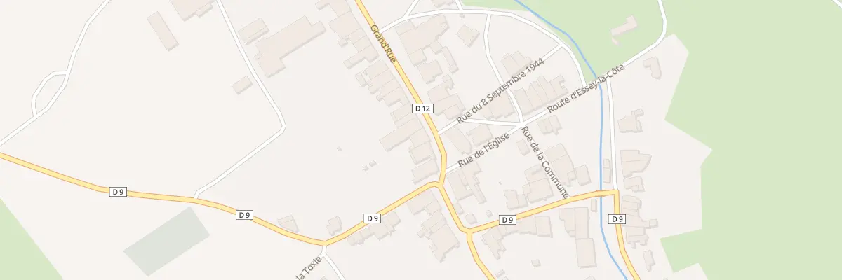 Plan du 5 Gr Grande Rue à Damas-aux-Bois