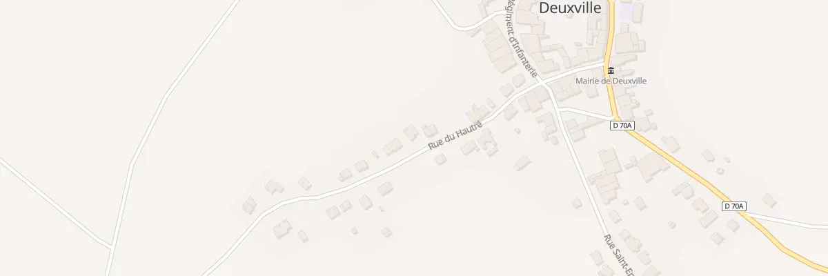 Plan du 11 Rue du Hautré à Deuxville