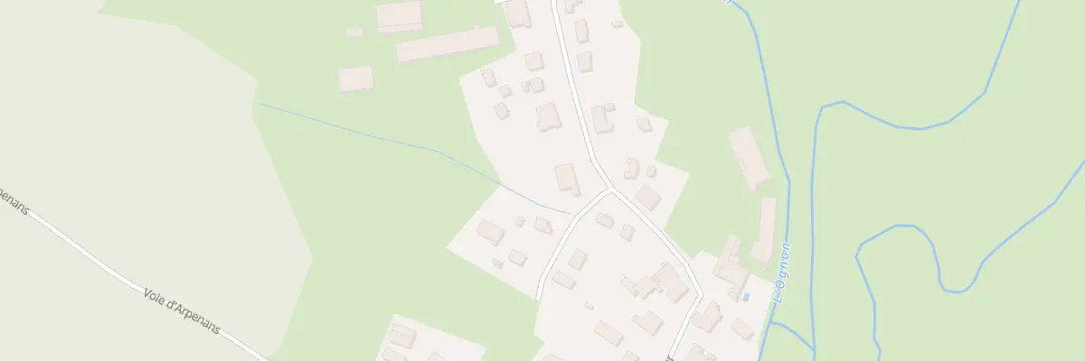 Plan du 34 Rue des Tilleuls aux Aynans