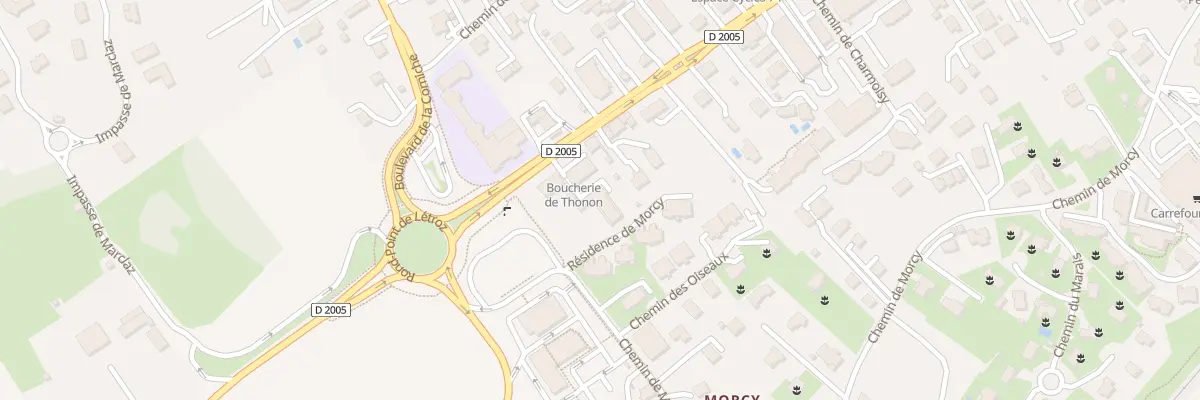 Plan du 70 Av de Geneve à Thonon-les-Bains