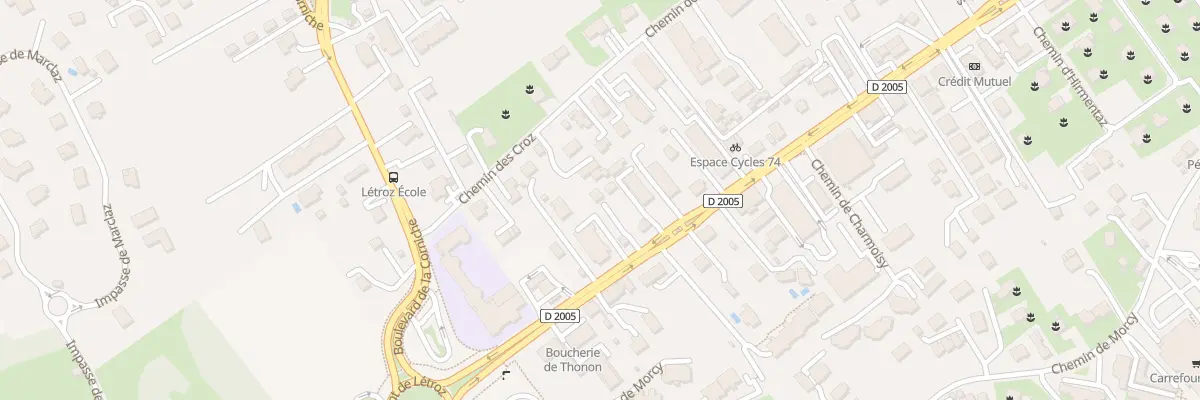 Plan du 55 Av de Geneve à Thonon-les-Bains