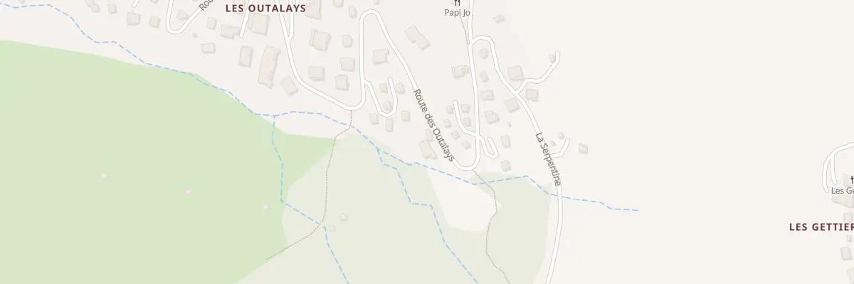 Plan du 890 Rte des Outalays au Grand-Bornand