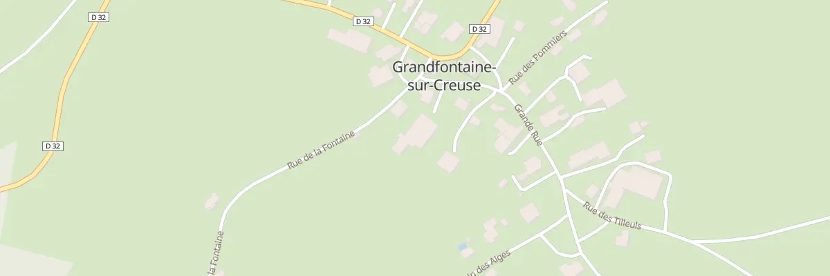 Plan du 1 Rue de la Fontaine à Grandfontaine-sur-Creuse
