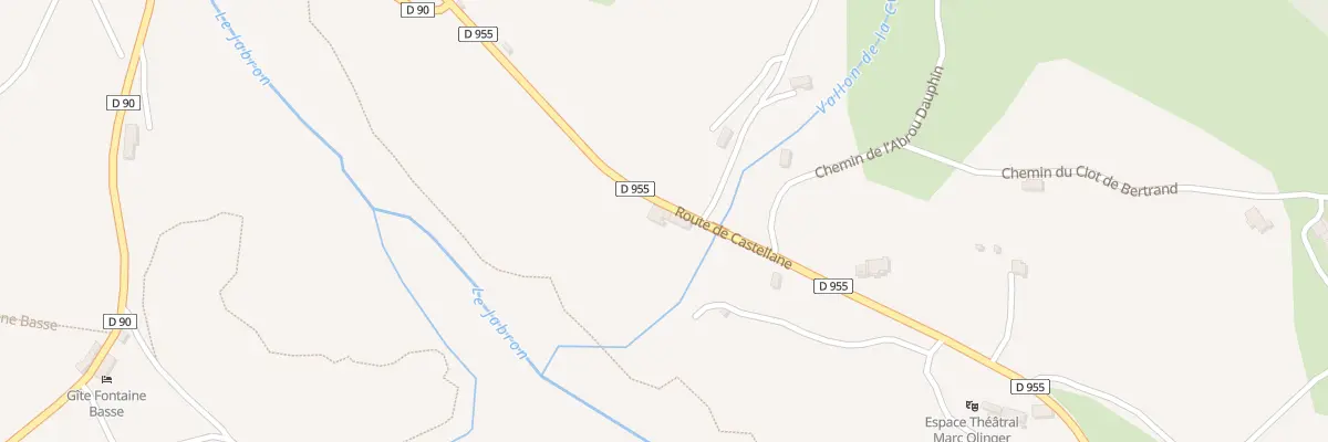 Plan du 3393 Rte Castellane à Trigance
