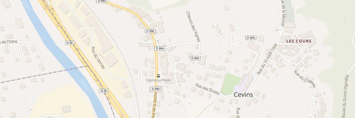 Plan du 33A Rue de l’Eglise à Cevins