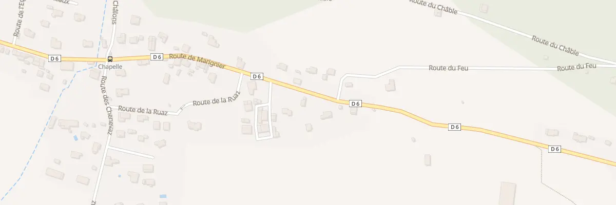 Plan du 878 Rte de Marignier à Ayse