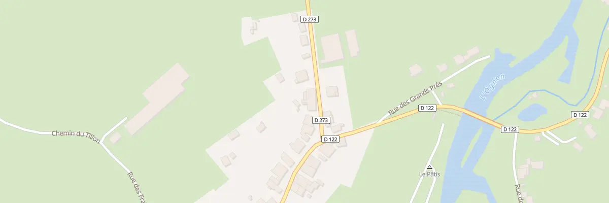 Plan du 5 Rte de Vy-les-lure aux Aynans