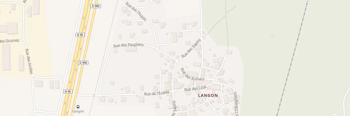 Plan du 3 Rue des Peupliers à La Bâthie