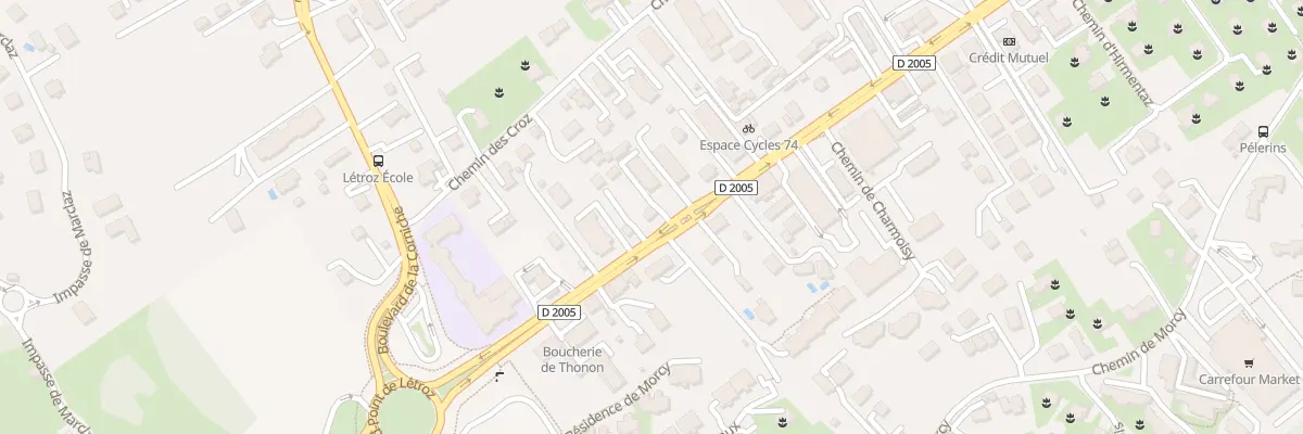 Plan du 53 Av de Geneve à Thonon-les-Bains