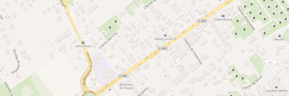 Plan du 51 Av de Geneve à Thonon-les-Bains