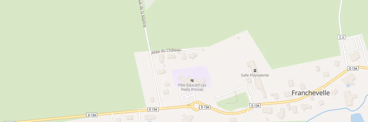 Plan du 4 All du Chateau à Franchevelle