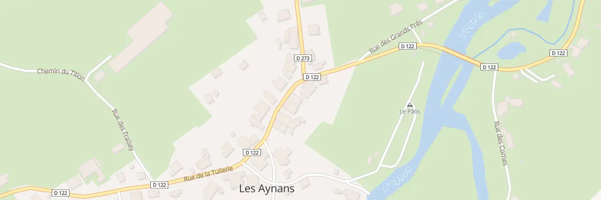 Plan du 8 Rue Saint Leger aux Aynans