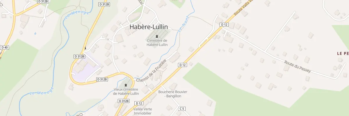 Plan du 136 Che de la Fruitière à Habère-Lullin