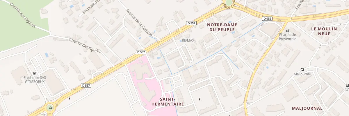 Plan du 183 Av Pierre Brossolette à Draguignan