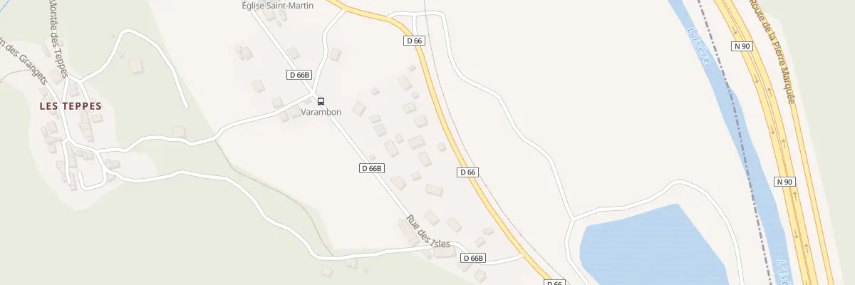 Plan du 1478 Rte de la Basse Tarentaise à Rognaix