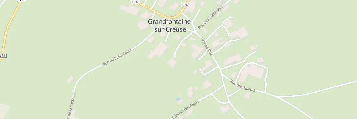Plan du 4 Rue Grande Rue à Grandfontaine-sur-Creuse