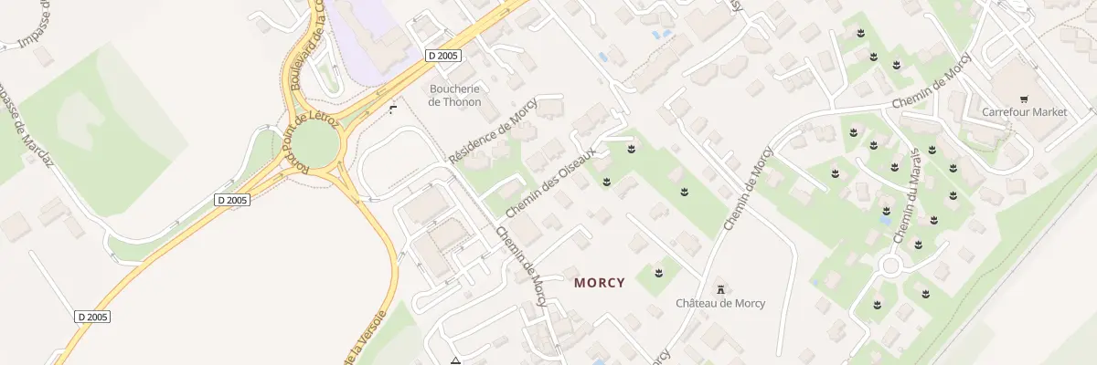 Plan du 56 Av de Geneve à Thonon-les-Bains