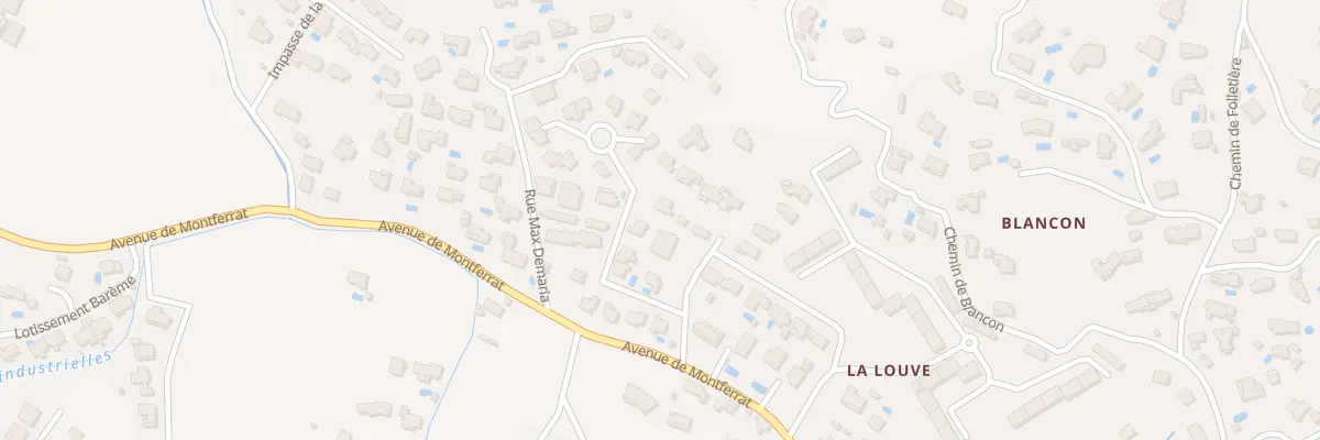 Plan du 990 Av de Montferrat à Draguignan