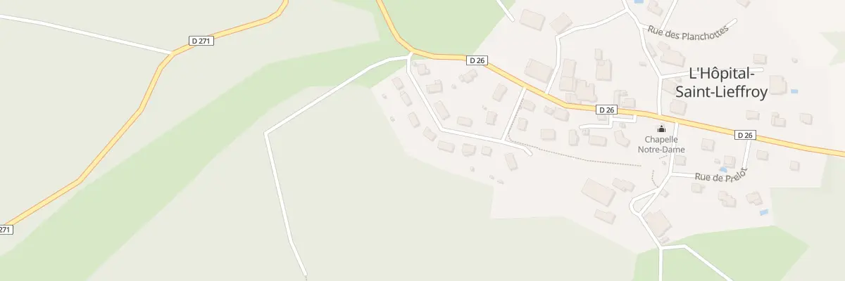 Plan du 9 Rue du Boulot à L’Hôpital-Saint-Lieffroy