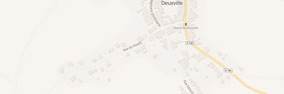 Plan du 10 Rue du Hautré à Deuxville