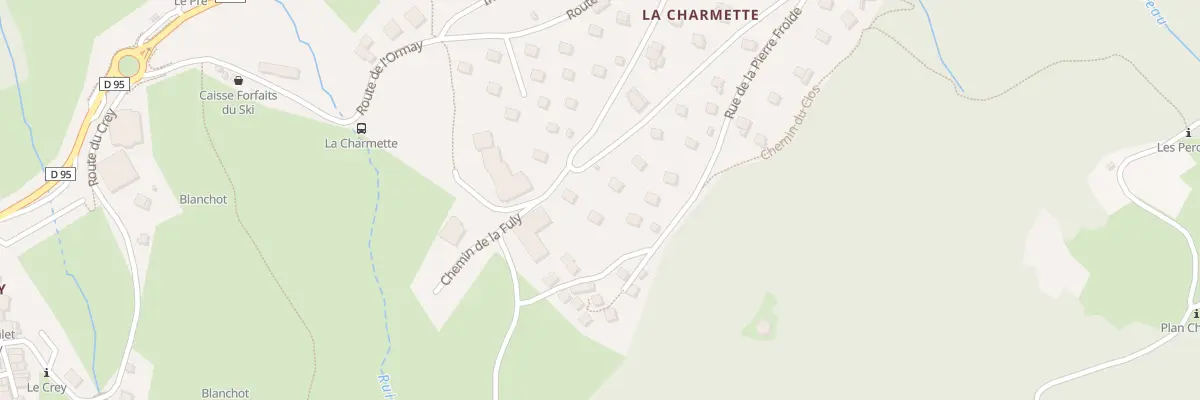 Plan du 338 Rue de la Pierre Froide aux Avanchers-Valmorel