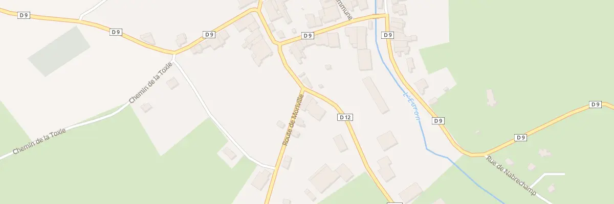 Plan du 1 Rte de Moriville à Damas-aux-Bois