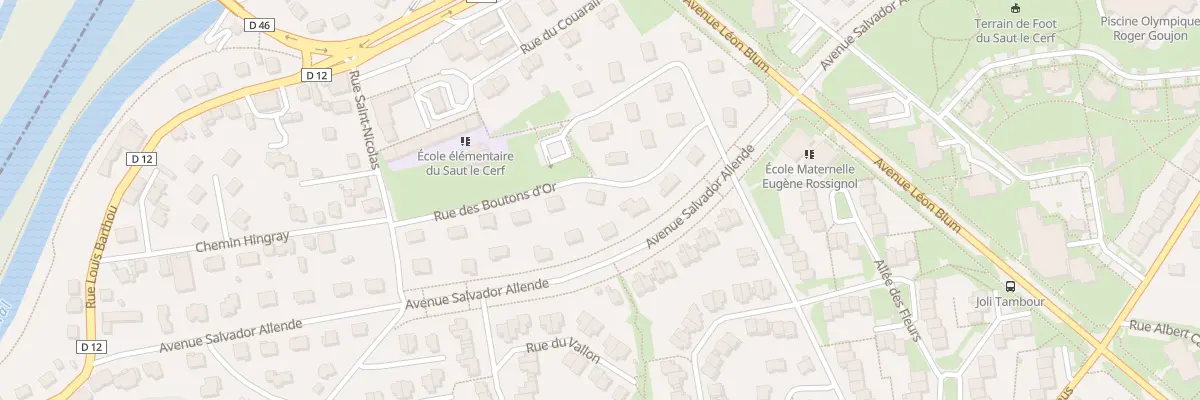 Plan du 7 Rue des Boutons d’Or à Épinal